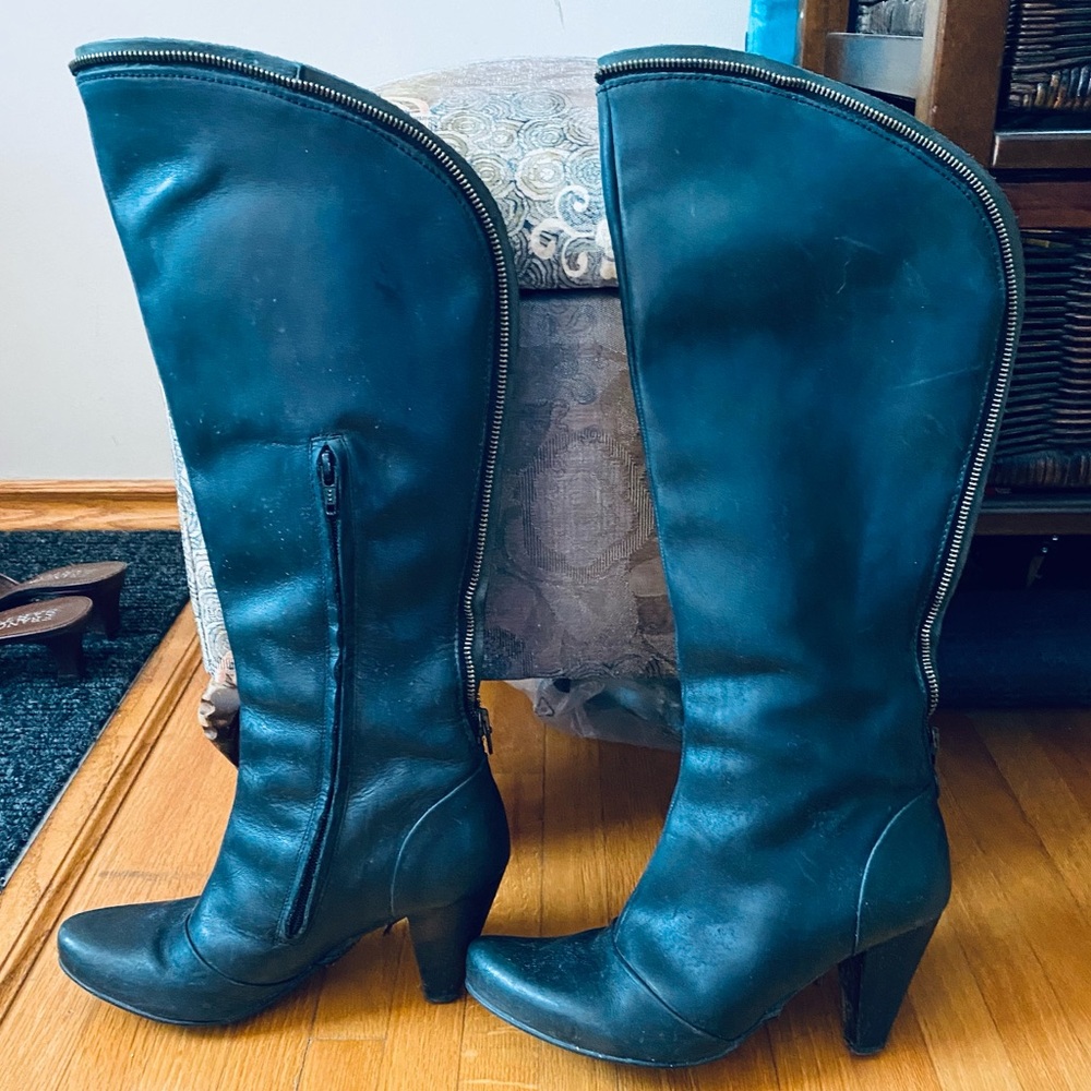 Fly London knee high real leather boots
